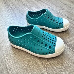 Native Kids Shoes Jefferson Sugarlite Toddler Size 7 Turquoise Faded Glory Blue